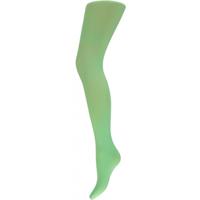 Carnaval verkleed panty voor dames - fluor groen - 60 denier - microfibre - kousen