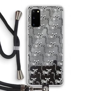 Makis: Samsung Galaxy S20 Transparant Hoesje met koord