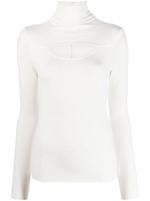 Thom Krom chemise à col roulé - Blanc