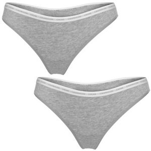 Calvin Klein 2 stuks One Cotton Stretch Thong