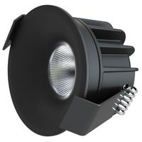 LED Camicro Downlight vast 4W 45º 2.700K/3.000K/DTW IP44 dimbaar Zwart