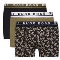 Hugo Boss Boxershorts 3-pack groen-zwart
