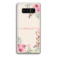 Rozen: Samsung Galaxy Note 8 Transparant Hoesje
