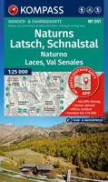 Wandelkaart 051 Naturns - Latsch- Schnalstal | Kompass Wandelkaart 051 Naturns - Latsch- Schnalstal | Kompass
