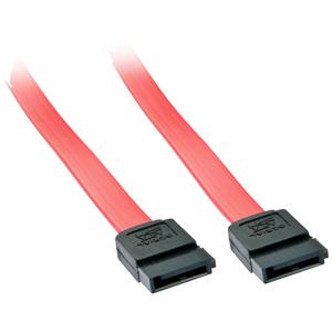 LINDY HDD Aansluitkabel [1x SATA-stekker 7-polig - 1x SATA-stekker 7-polig] 0.20 m Rood