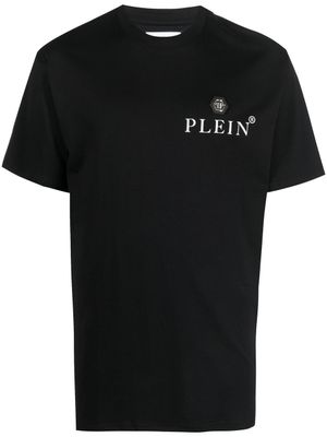 Philipp Plein t-shirt Hexagon à logo imprimé - Noir