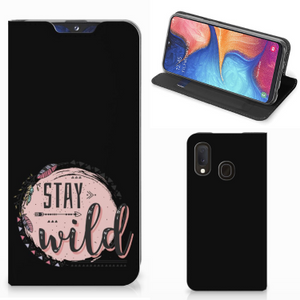 Samsung Galaxy A20e Magnet Case Boho Stay Wild