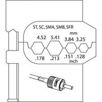 Gedore 8140-12 1830678 Krimpinzetstuk Lichtgeleider 3.25 tot 5.41 mm² - thumbnail