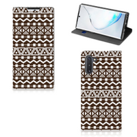 Samsung Galaxy Note 10 Hoesje met Magneet Aztec Brown