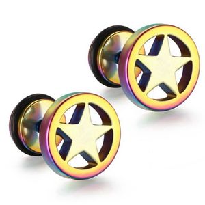 Mendes Star Stud oorbellen Multicolor