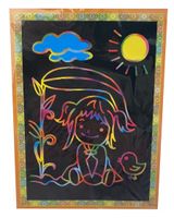 LG Imports kraskaart natuur junior 13 x 17 cm papier 2 delig - thumbnail