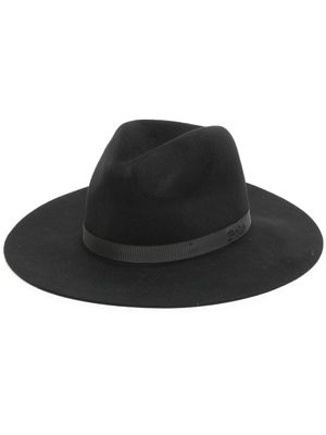 Polo Ralph Lauren fédora en laine à logo brodé - Noir