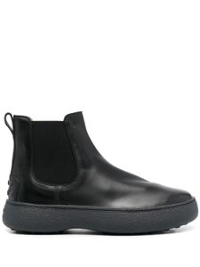 Tod's bottines chelsea en cuir - Noir