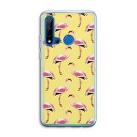 Flamingo's geel: Huawei P20 Lite (2019) Transparant Hoesje