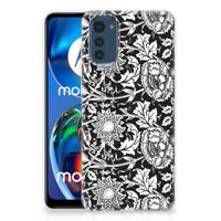 Motorola Moto E32/E32s | TPU Case | Black Flowers