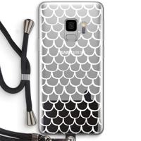 Dakpannetjes: Samsung Galaxy S9 Transparant Hoesje met koord