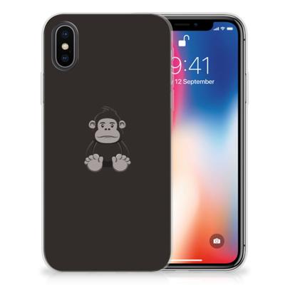 Apple iPhone X | Xs Telefoonhoesje met Naam Gorilla Apple iPhone X | Xs Telefoonhoesje met Naam Gorilla