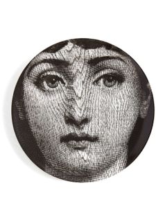 Fornasetti assiette décorative Tema e Variazioni n.90 - Blanc