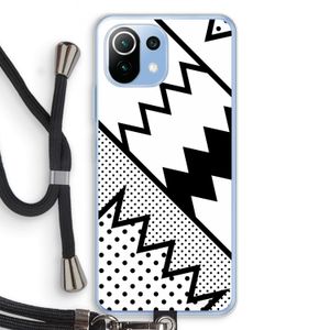 Pop Art #5: Xiaomi Mi 11 Lite Transparant Hoesje met koord