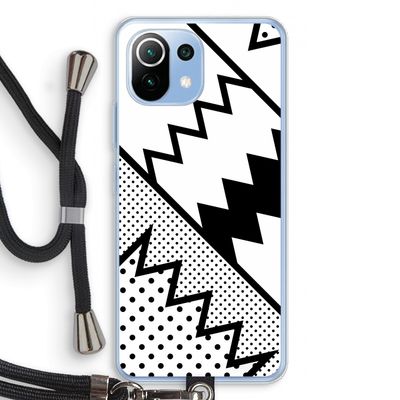 Pop Art #5: Xiaomi Mi 11 Lite Transparant Hoesje met koord