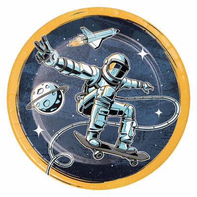 Haza Witbaard astronaut bordjes, 8st.