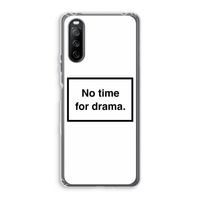 No drama: Sony Xperia 10 III Transparant Hoesje