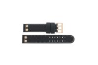 Horlogeband Hamilton H77696793 / H600.776.227 / XL Leder Zwart 22mm