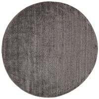 MOMO Rugs - Vloerkleed Plain Dust Round Robusto Dark Brown - 250 cm rond