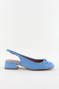 Bibi Lou slingback ballerinas met strik blauw