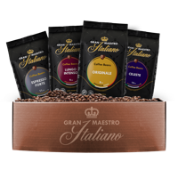 Gran Maestro Italiano Probeerpakket - 600 GR Koffiebonen Gran Maestro Italiano Probeerpakket - 600 GR Koffiebonen