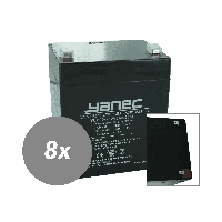 YANEC ups batterij vervangingsset rbc121 (excl. kabels) - thumbnail