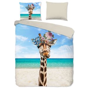 Pure Dekbedovertrek Cool Giraffe-2-persoons (200 x 200/220 cm)