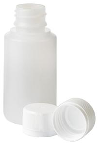 Blockland Fles HDPE naturel + afsluitdop 28mm/100ml