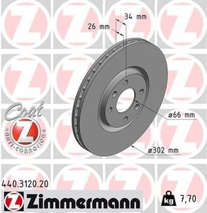 Remschijf Coat Z 440312020