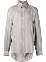 Onefifteen x Anowhereman chemise à rayures - Gris