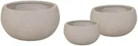 Mcollections Bloempot Nora Bullet Bowl - Clayfibre - Ø56 x H28 - Sand