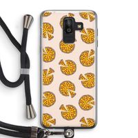 You Had Me At Pizza: Samsung Galaxy J8 (2018) Transparant Hoesje met koord