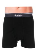 Doublet Boxershorts met print - Zwart - thumbnail
