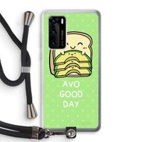 Avo Good Day: Huawei P40 Transparant Hoesje met koord