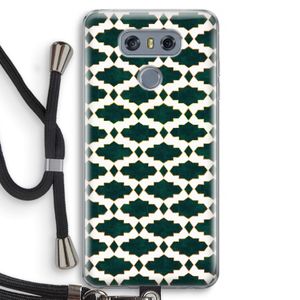 Moroccan tiles: LG G6 Transparant Hoesje met koord