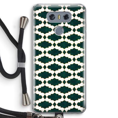 Moroccan tiles: LG G6 Transparant Hoesje met koord