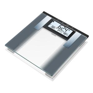 Sanitas SBG 21 Analyse-personenweegschaal Weegbereik (max.): 180 kg Grijs, Glas