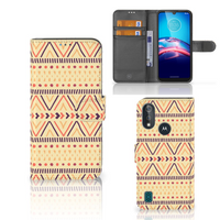 Bookcase Moto E6s Telefoon Hoesje Aztec Yellow - thumbnail