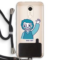 Zwaai: Xiaomi Redmi 5 Transparant Hoesje met koord