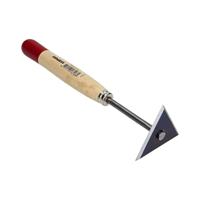 Anza Verfkrabber Driehoek Premium Rode Punt - 6cm