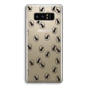 Miauw: Samsung Galaxy Note 8 Transparant Hoesje