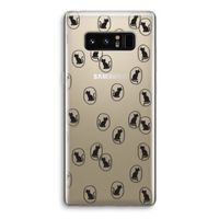 Miauw: Samsung Galaxy Note 8 Transparant Hoesje