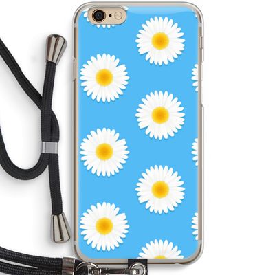 Margrietjes: iPhone 6 / 6S Transparant Hoesje met koord