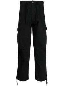 CHOCOOLATE pantalon cargo à patch logo - Noir