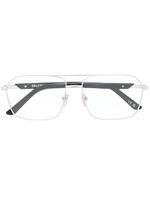 Balenciaga Eyewear lunettes de vue à monture pilote - Argent